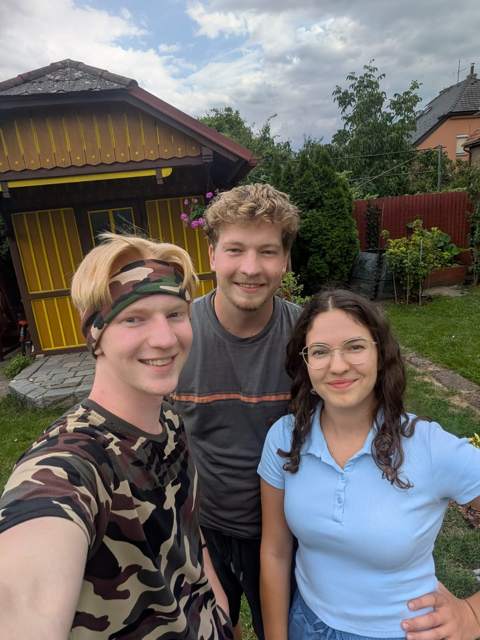 Rodinný tým Nejlepší zahrady — Daniel Kubiš, Jakub Kubiš a Kateřina Kubišová
